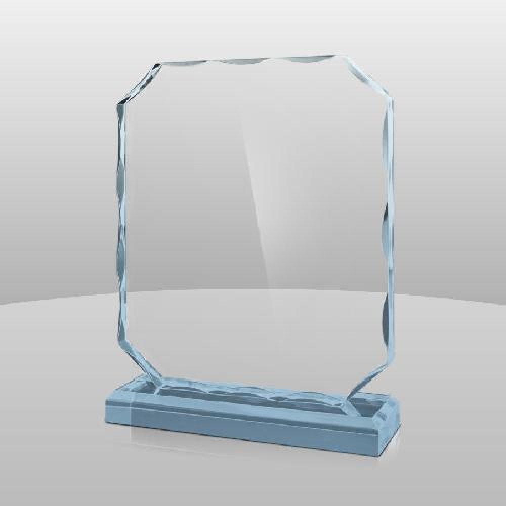 Blue Glacial Award II — 8" x 6" x 2"