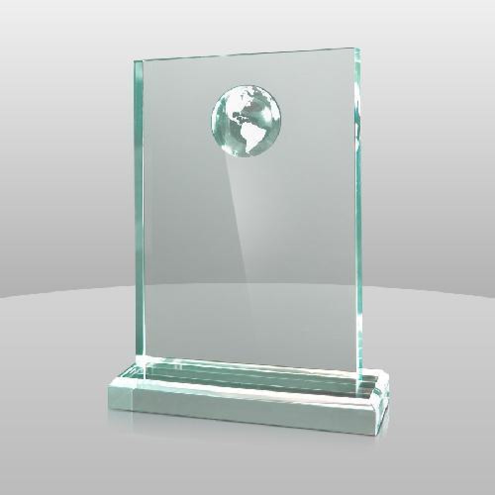 Jade Globe Award — 8" x 6" x 2"
