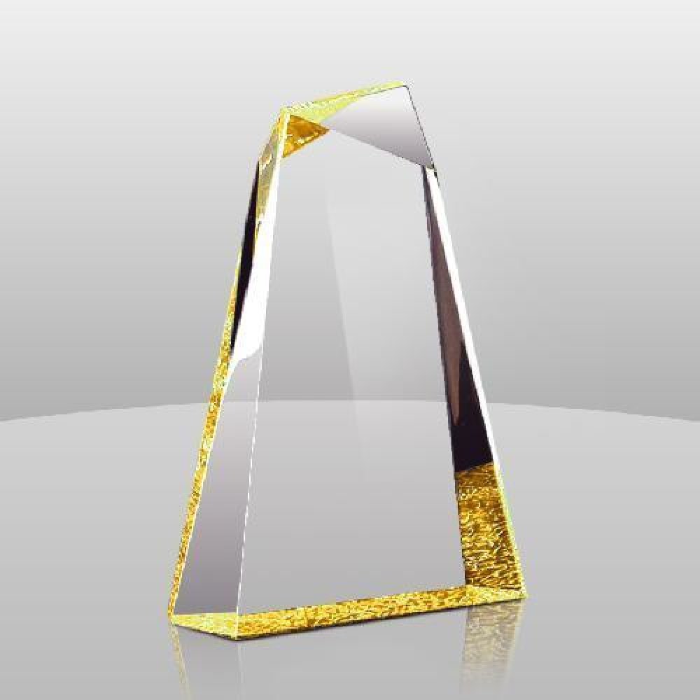 Pinnacle Award III (Yellow) — 7-1/2" x 5" x 1-1/4"