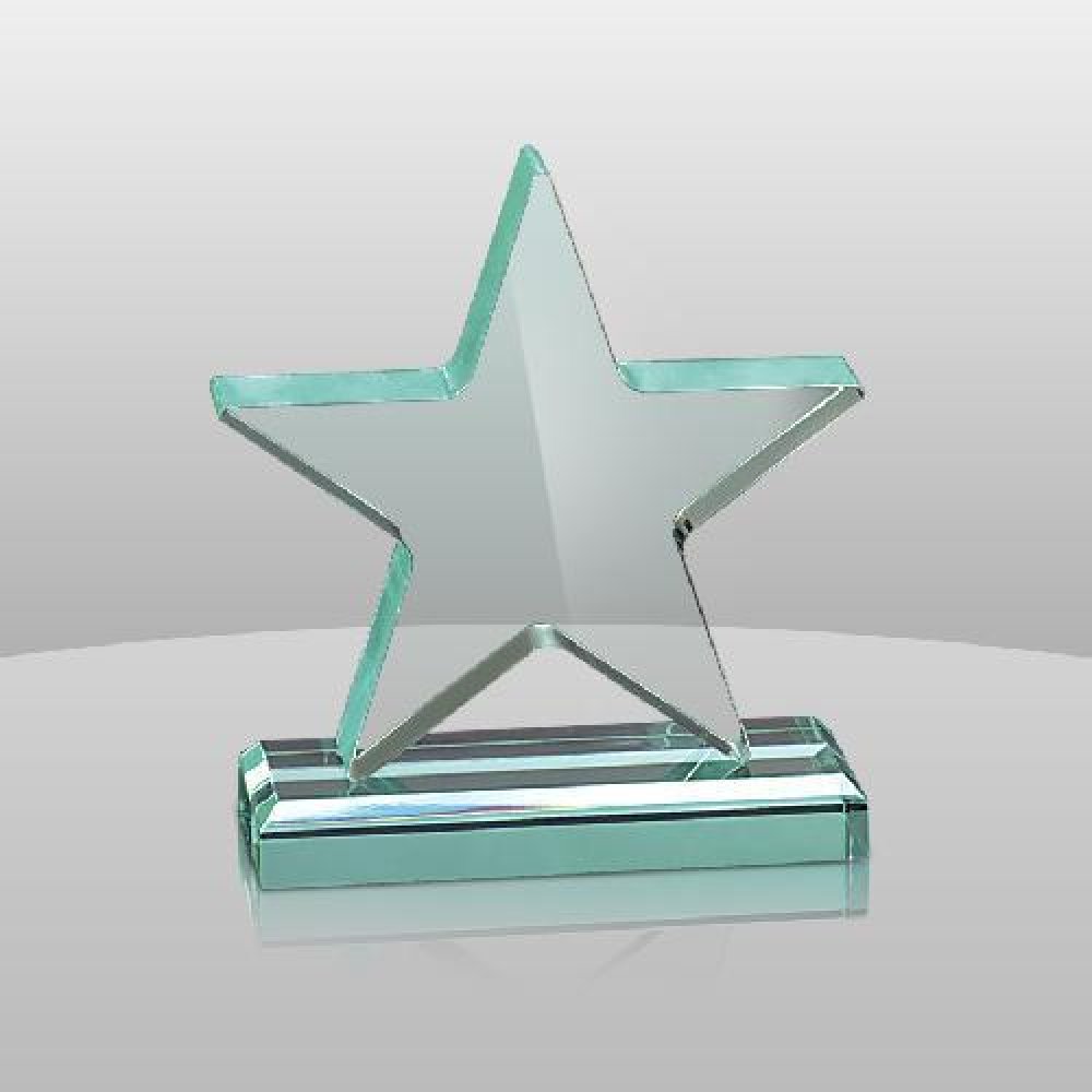 Jade Star Award — 9" x 8" x 2"