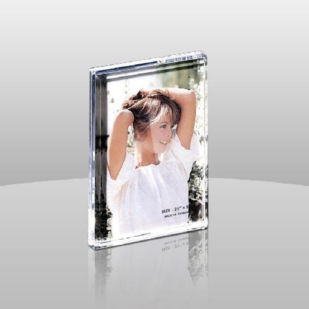 Acrylic Slide In Picture Frame — 3-1/2" x 5" x 1"