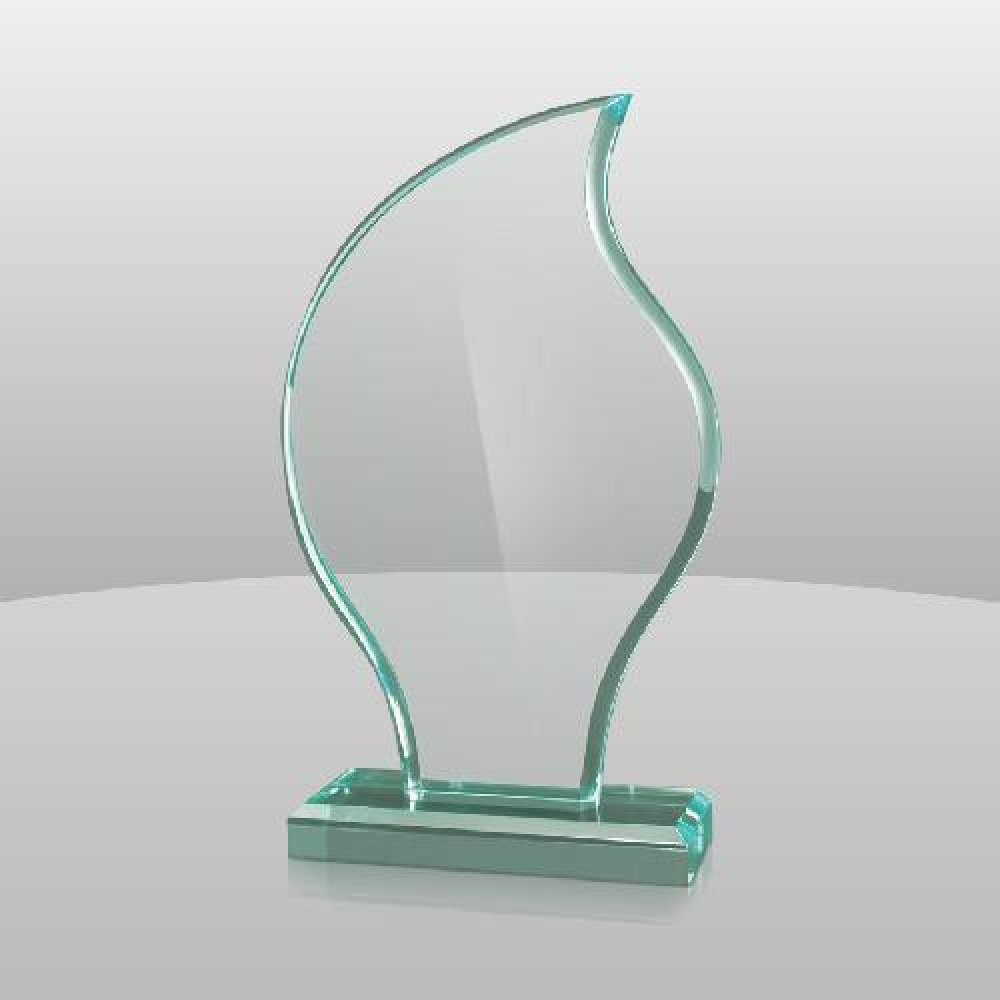 Jade Flame Award — 11" x 6-1/2" x 2"