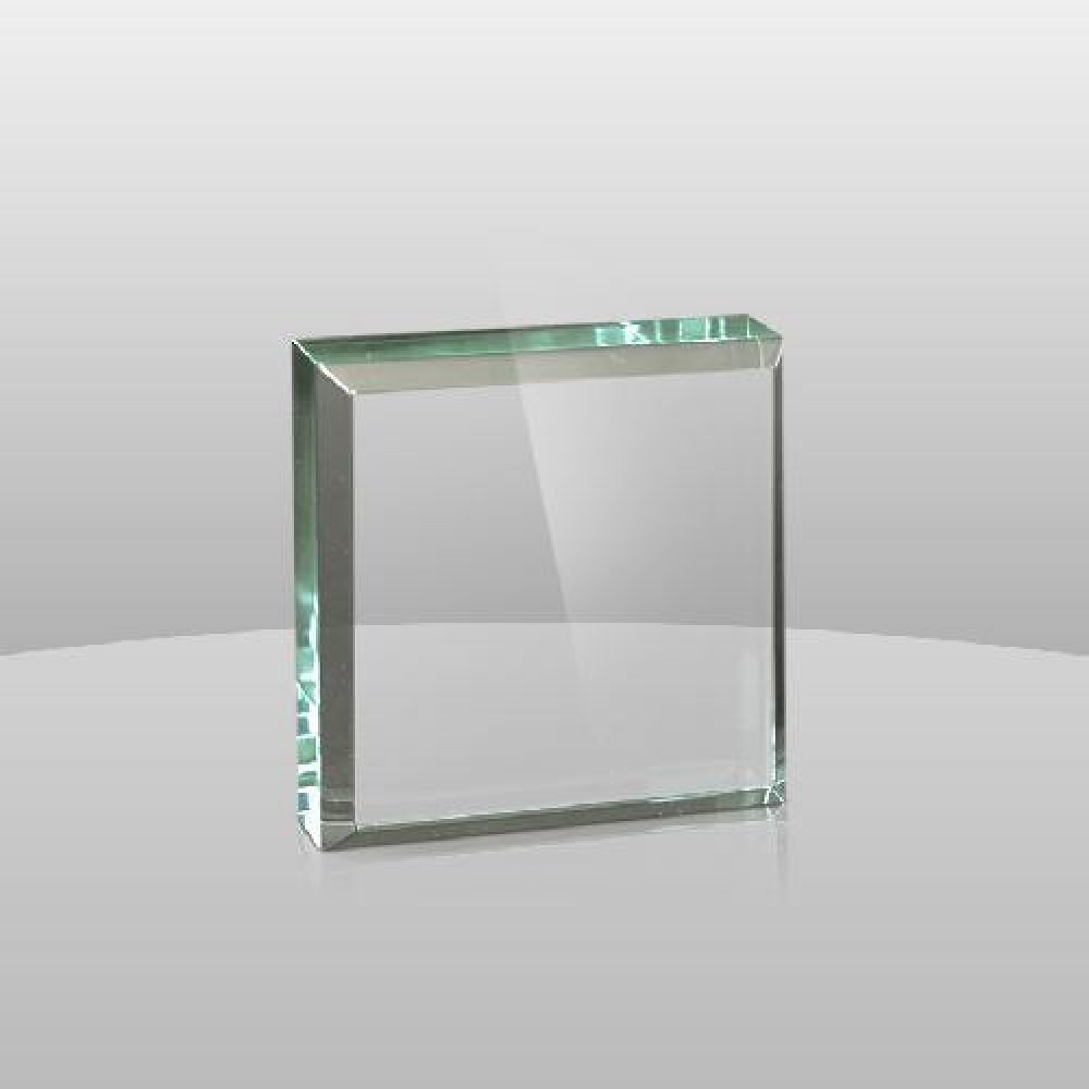 Jade Square Paperweight — 3-1/4" x 3-1/4" x 3/4"