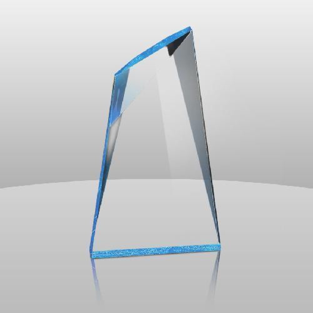 Summit Award III (Blue) — 10" x 6" x 1-1/4"