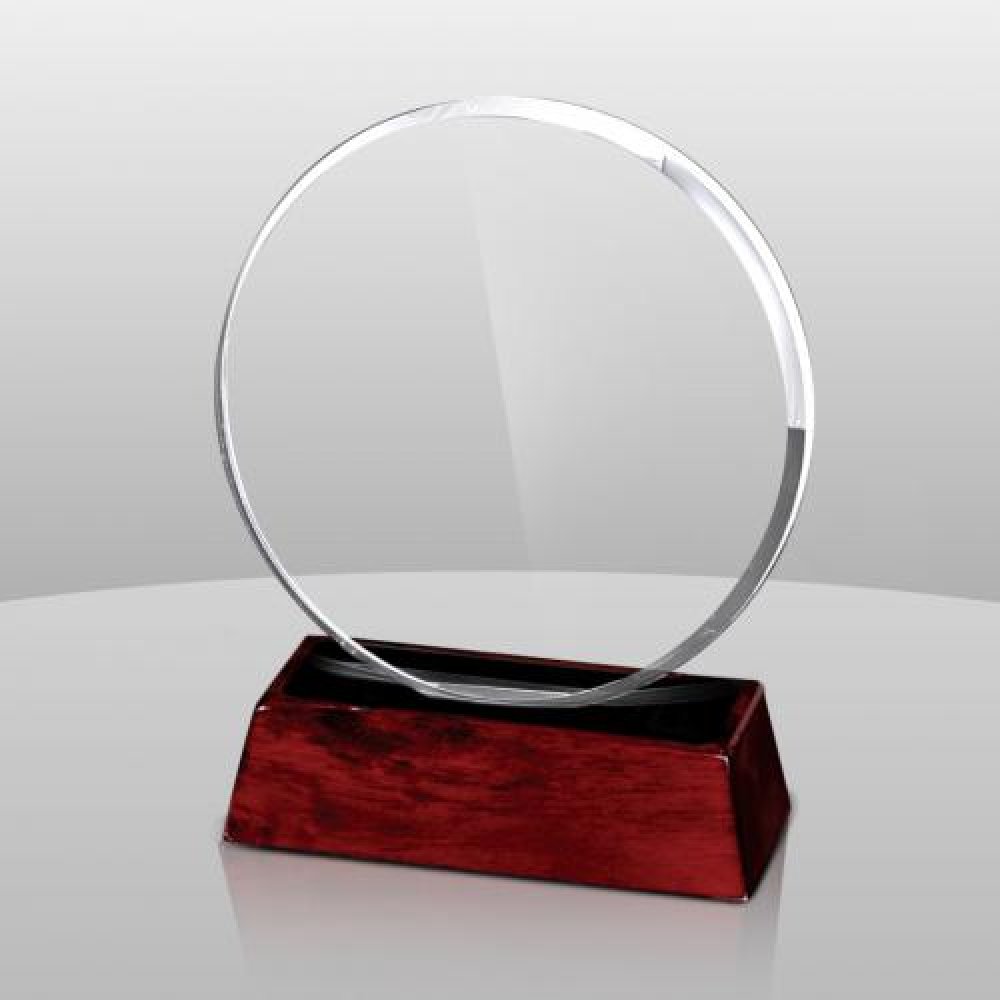 Prestige Circle Award — 6 1/2" x 5 1/4" x 2 1/2"