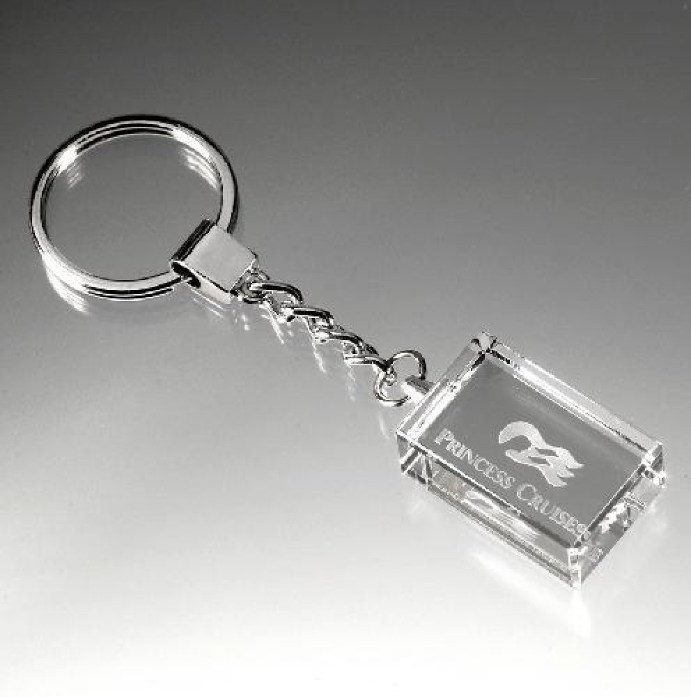 Block Keychain — 1 1/4" x 3/4" x 1/2"