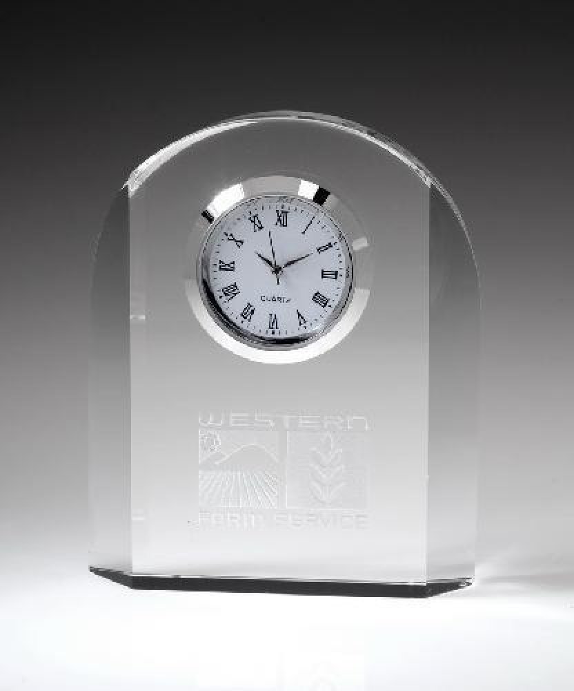 Desktop Clock — 3 1/2" x 3" x 3/4"