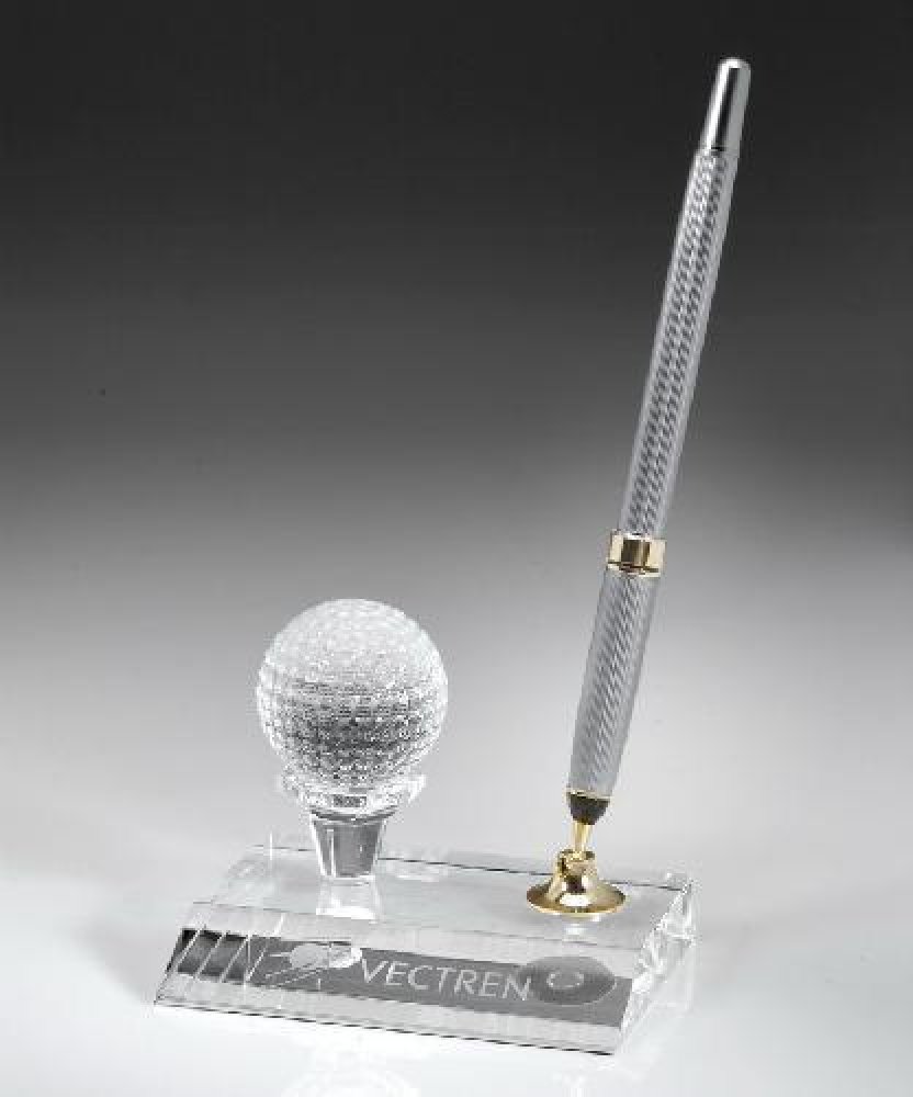 Golf Pen Set — 3" x 4" x 3" - White Pen