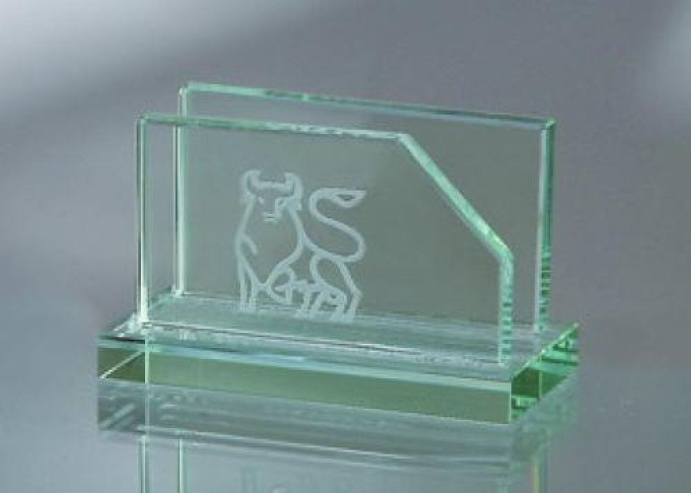 Business Card Holder — 2 1/2" x 4" x 2"