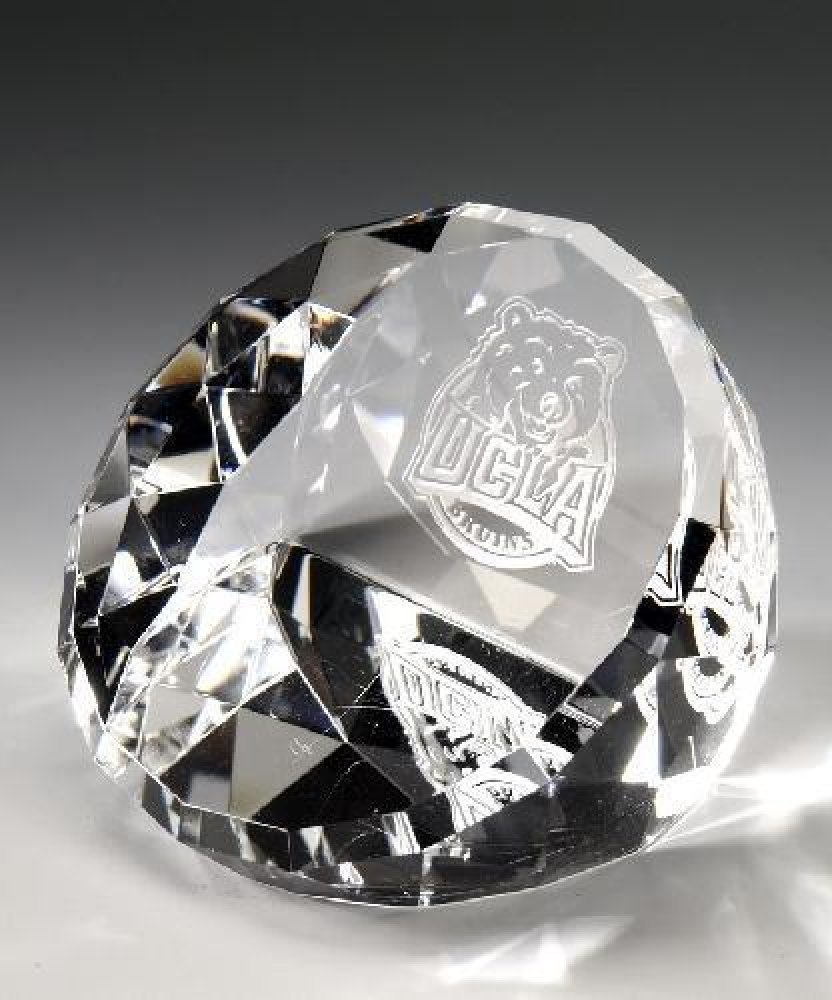 Standing Faceted Dome — 3" x 3" x 2"