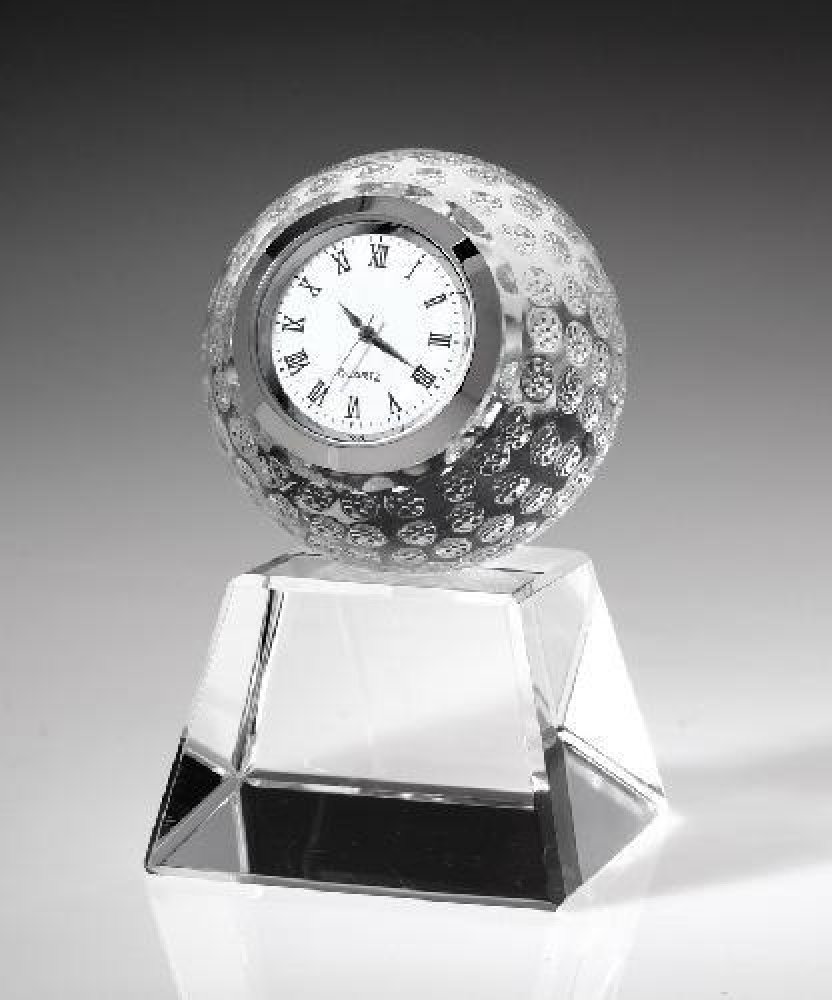 Golf Ball Clock — 3 3/4" x 2 1/4" x 2 1/4"