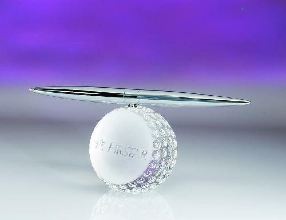 Golf Ball Spinning Pen Set — 2 5/8" x 6" x 2"