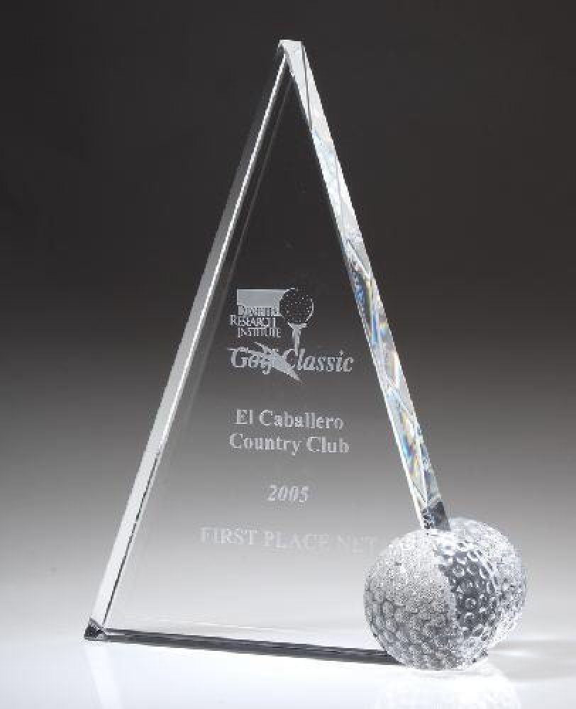 Peak Golf Trophy — 8 1/2" x 5 3/4" x 1"
