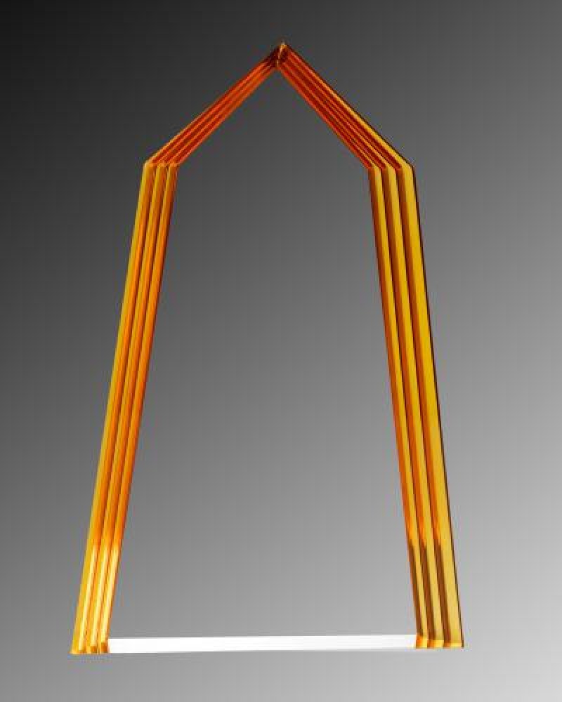 Spectrum Summit Award - Gold — 8 x 5.5 x 1.25