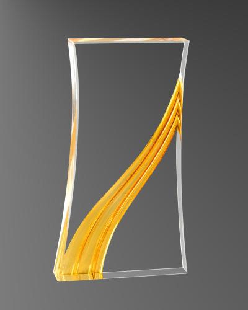 Spectrum Cordon Award - Gold — 8 x 4.5 x 1.25