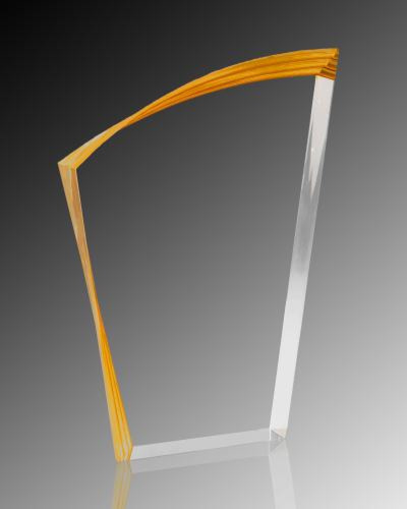 Spectrum Vertex Award - Gold — 6.75 x 4.5 x 1