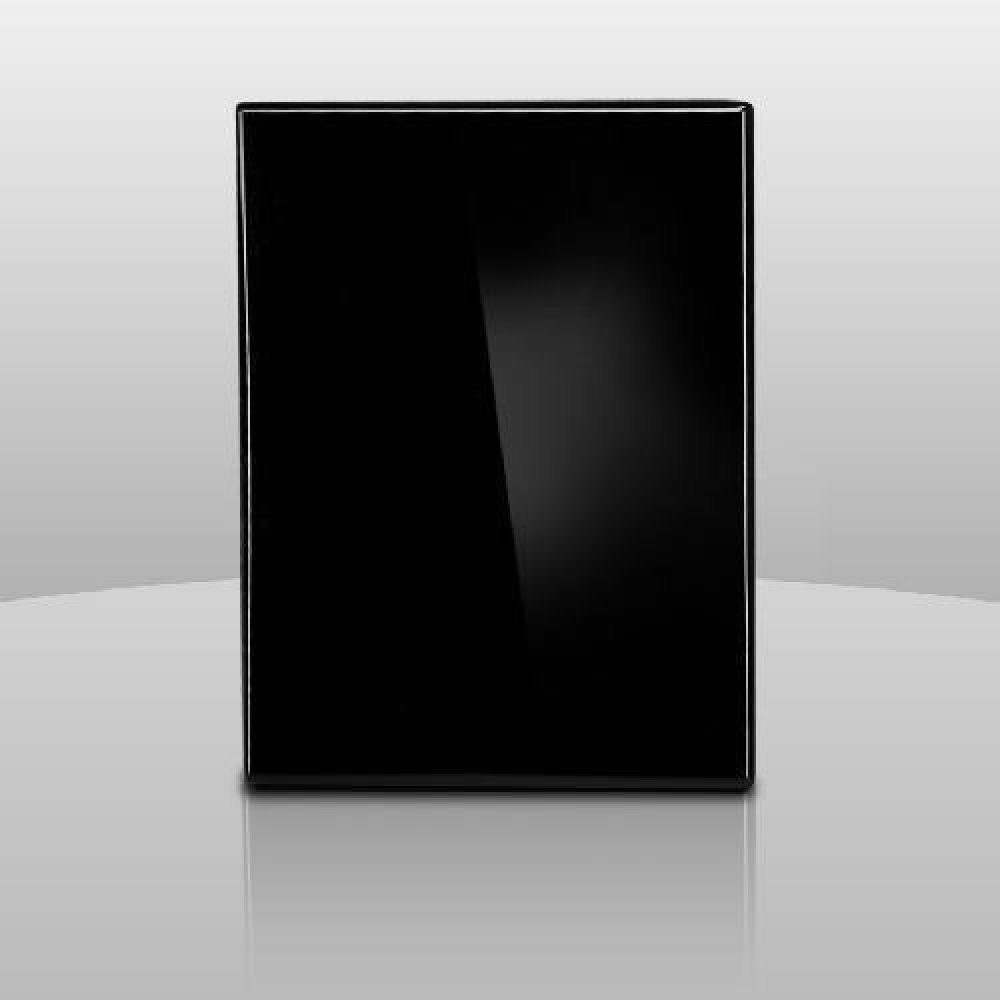 Black Piano Finished Plaque — 9" x 12" x 1"