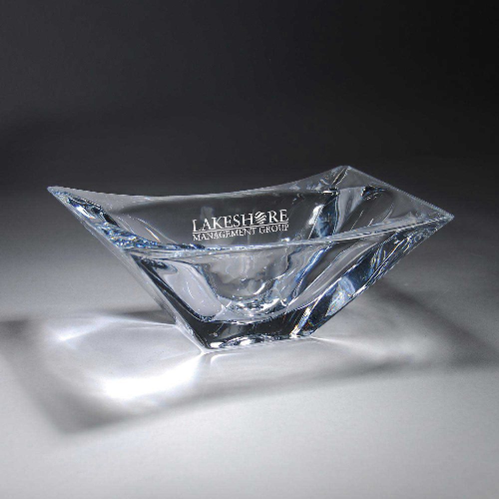 Crystal Centerpiece Bowl — 10 1/2" x 4" x 6 1/2 Color(s): Clear