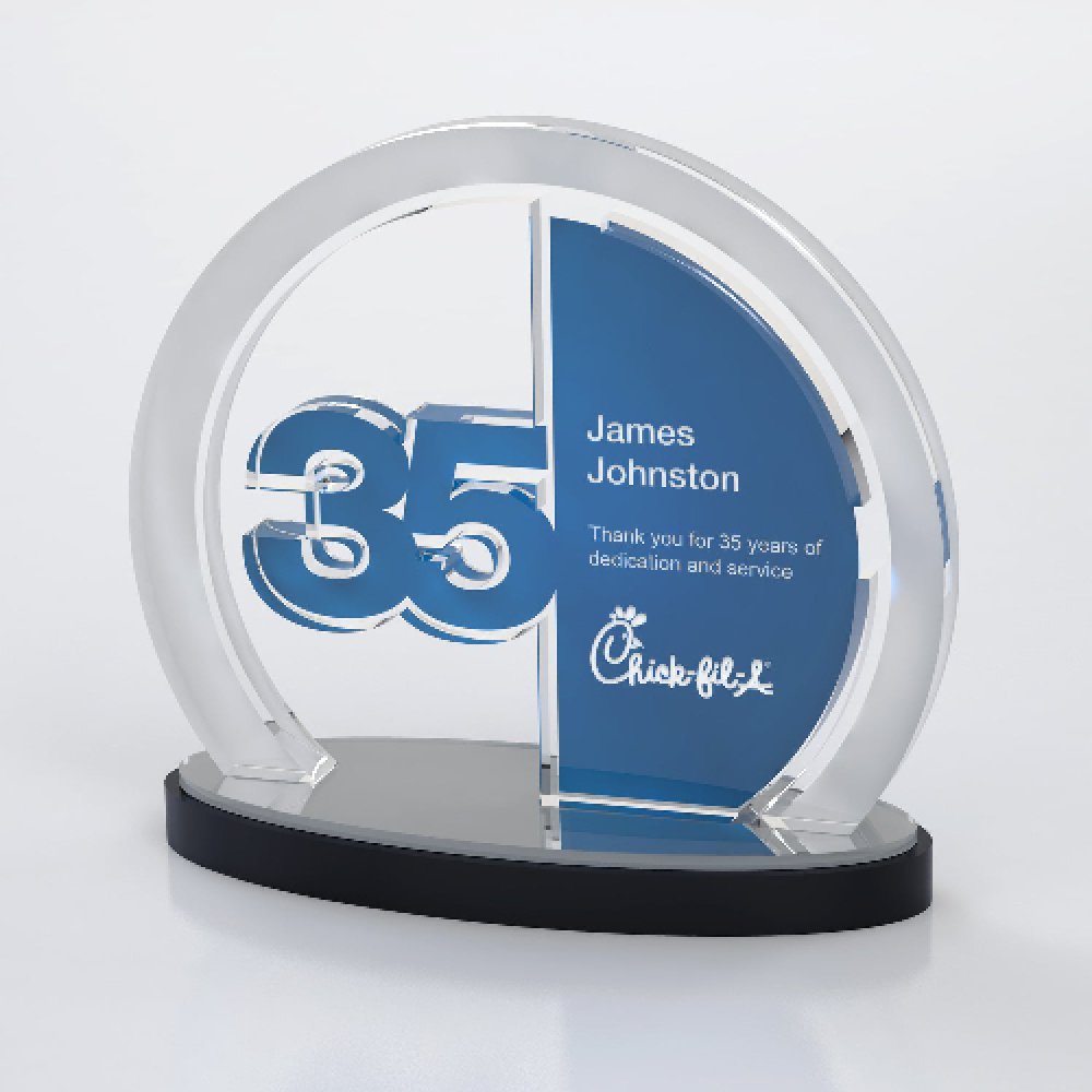 Anniversary Achievement Award - 35 — 6 1/2" x 6" Number: 35