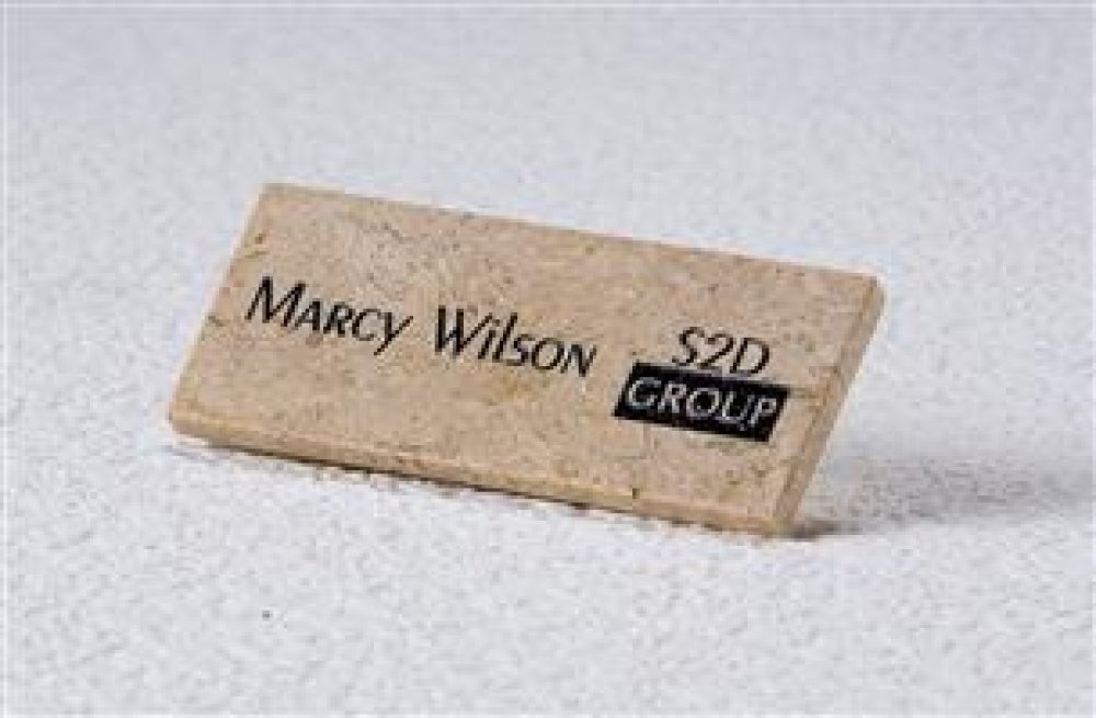 Cappuccino Name Badge — 3 x 13/16