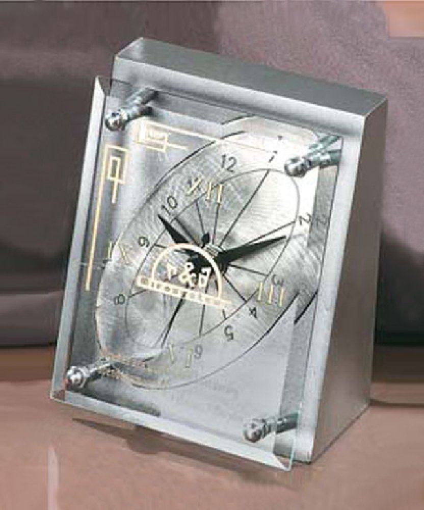 Clock — 4-1/4"w x 5-3/8"h x 3-1/4"d