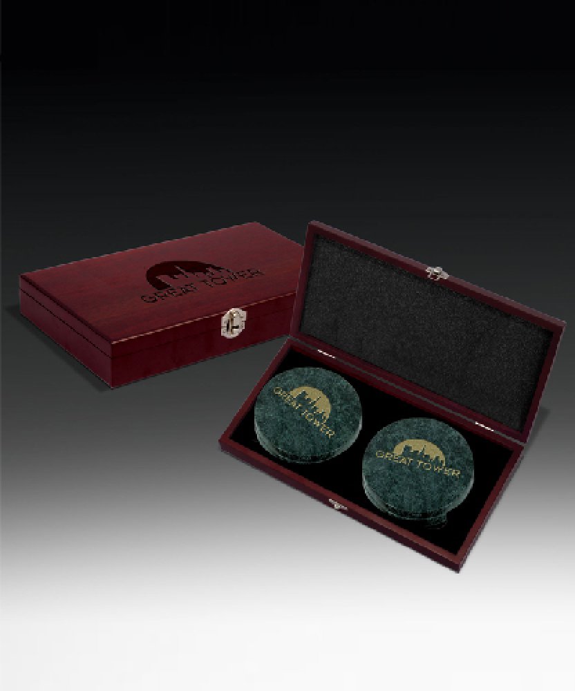 Heritage Coaster Box Set — 10.50 x 2.38 x 5.75