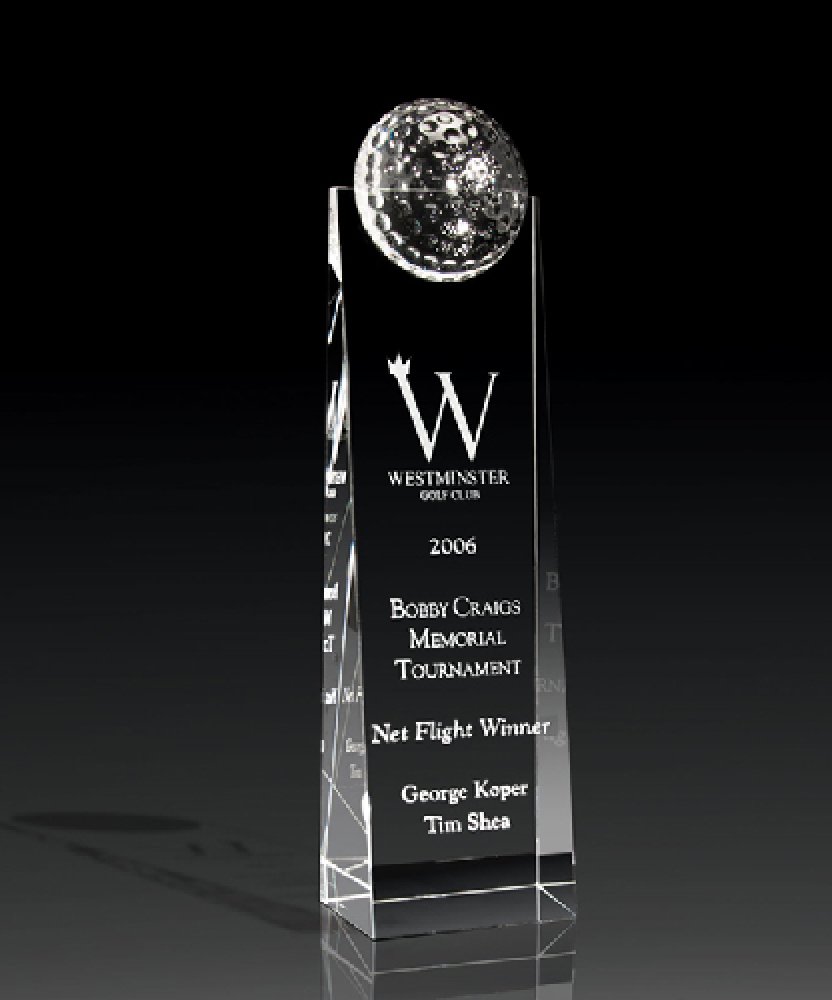 Golf Tower Award — 2.75 x 9.50 x 1.50