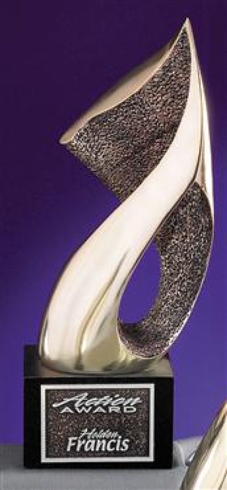 Bronze Ribbon — 5.50 x 14.00 x 4.00