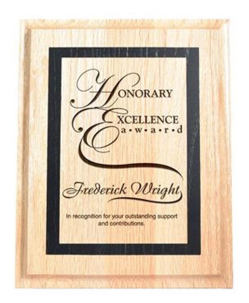 Wood Plaques — 8.00 x 10.00 x 1.50