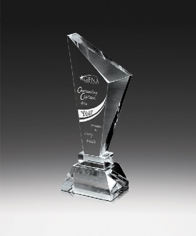 Slanted Obelisk Pillar — 3.75 x 10.5 x 2.50 inch
