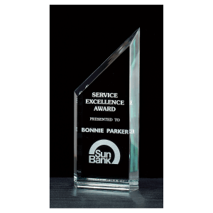 Zenith Series Jade Acrylic Free Standing Award