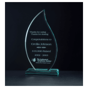 Flame Series Jade Acrylic Award