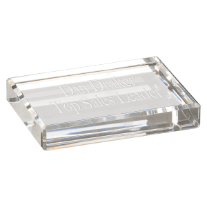 Crystal Rectangle Paperweight