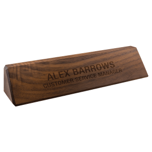 Genuine Walnut 10 1/2" Desk Wedge