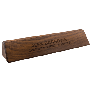 Genuine Walnut 12 1/2" Desk Wedge