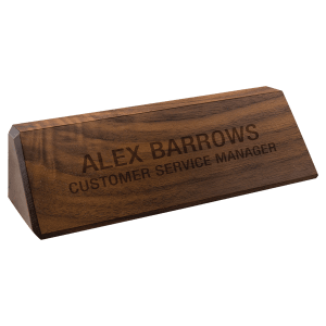 Genuine Walnut 8 1/2" Desk Wedge