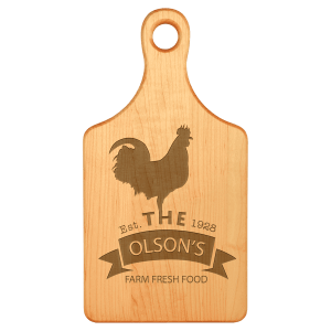 Maple Paddle Shape Cutting Board