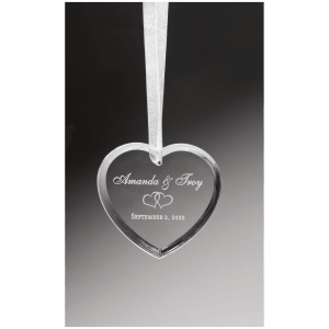 Crystal Heart Ornament