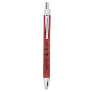 Rose' Laserable Leatherette Pen
