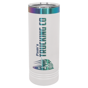 White/Prism Polar Camel 22 oz. Skinny Tumbler with Slider Lid