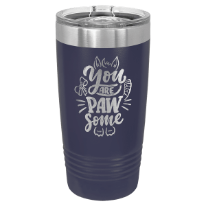 Navy Blue Polar Camel 20 Oz. Tumbler with Slider Lid