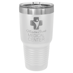 White Polar Camel 30 oz. Tumbler with Slider Lid