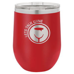 Red Polar Camel 12 oz. Stemless Wine Tumbler with Lid