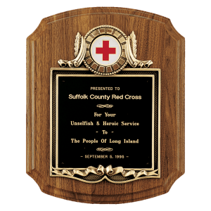 American Walnut Plaque with 2" Activity Insert (Witney Series)