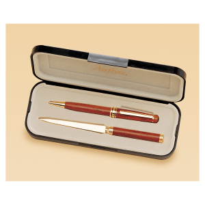 Rosewood Pen and Letter Opener Set
