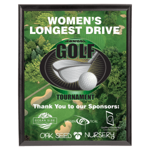 Full Color Plaque (Sublimatable) with Black Edge
