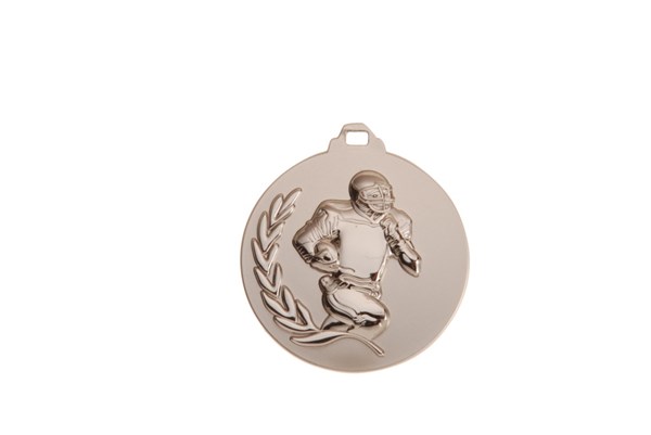 FOOTBALL 2" MEDAL 10 STD PACK