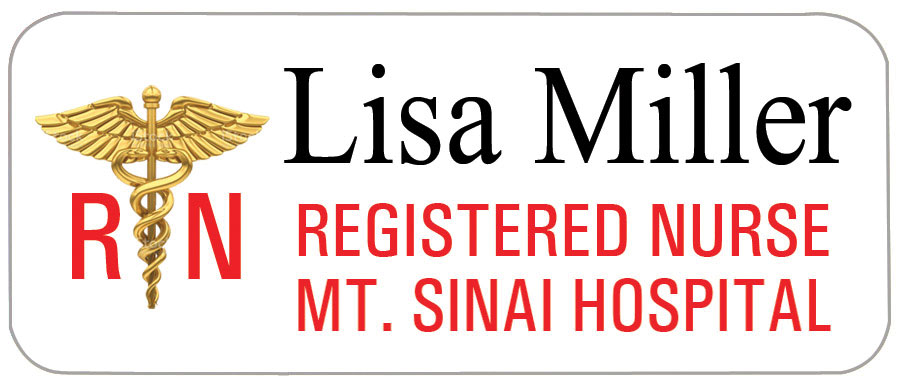 NAME BADGE 1 1/4" X3" 50 STD PACK