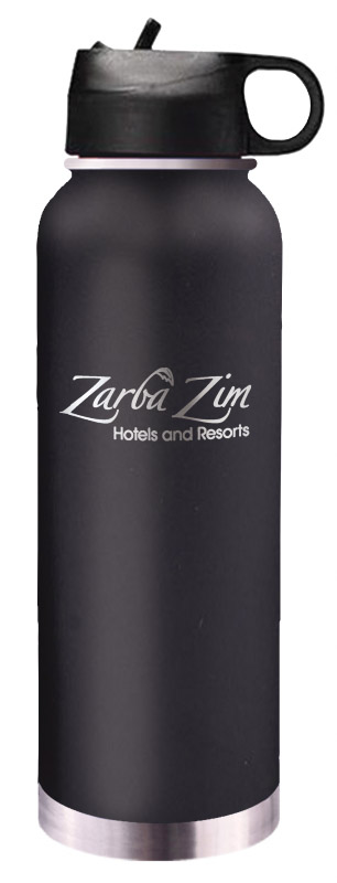 32 OZ WATERBOTTLE BLACK 25 STD PACK