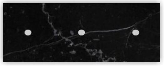 BLACK MARBLE BASE 3"X7.5 20 STD PACK 1620 P/SKID